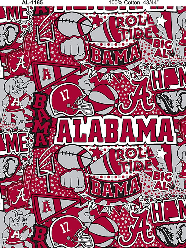 Alabama Crimson Tide - Pop Art