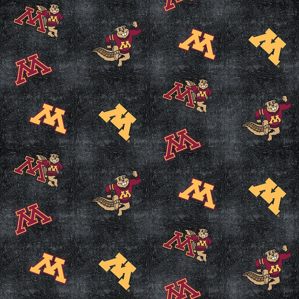 Minnesota Gophers - Distressed Logo Flannel