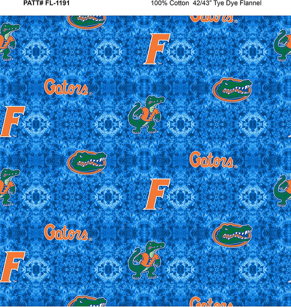 Florida Gators - Tie Dye Flannel