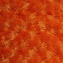 Swirl Rosebud Faux Fur Fabric