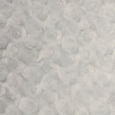 Swirl Rosebud Faux Fur Fabric