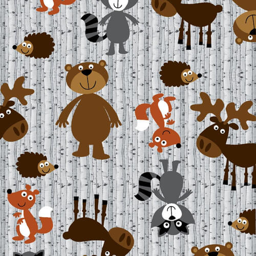 Comfy Flannel - Woodland Animals