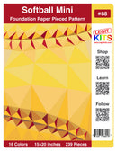 Softball Mini Quilt Kit