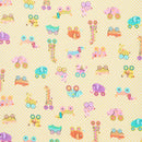 Comfy Flannel - Baby Tows on Yellow Check