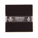 Keepsake Quilting - Amish Black - 5 " Charms - 42 pieces