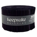 Keepsake Quilting - Batik Amish Black - 2-1/2" Strips - 40 Pieces