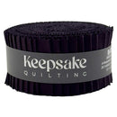 Keepsake Quilting - Batik Amish Black - 1-1/2" Strips - 20 Pieces