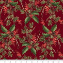 Berry Chic - Holly Bouquet - Red - 108" Wide 3-Yard Back Pack