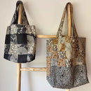 Shop In Style Totes - Rhythm & Leaves - Cotton Linen - Keepsake Quick Kit