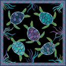 Ocean Mandala Turtle Quilt - Chris Hill - Ocean Mandala Batiks - Blank Quilting - Kit
