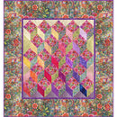 Whimsical Tumbling Blocks - Multi - Marlies Janssen - Candy Quilt Design - Quilt Kit