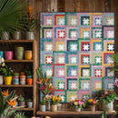 Log Cabin Stars - Quilty Love - Pocket Posies - Figo Studio - Quilt Kit