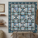 Lighthouse Stars Throw - Pine Tree Country Quilts - Coastal Guardians by City Art Studio - Henry Glass & Co. - Panel Quilt Kit