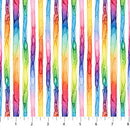 Radiant Rhapsody Stripe Multi 44"/45" Cotton Fabric Per Yard