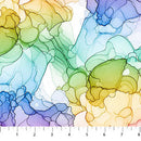 Radiant Rhapsody Fluid Multi 44"/45" Cotton Fabric Per Yard