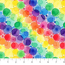 Radiant Rhapsody Diagonal Dots Multi 44"/45" Cotton Fabric Per Yard