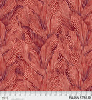 108" Earth Tones Red Leaf Cotton Wideback Fabric per yard