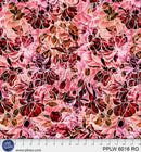 108" Petal Play Pink Red Florals Cotton Wideback Fabric per yard