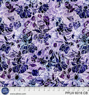 108" Petal Play Purple Blue Florals Cotton Wideback Fabric per yard