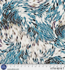 108" Vitality Chic Blue Teal Cotton Wideback Fabric per yard