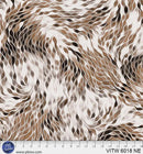 Vitality Chic Brown Cotton 108" Wideback Fabric per yard