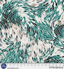 108" Vitality Chic Green Teal Cotton Wideback Fabric per yard