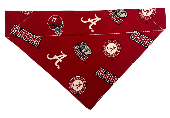 Alabama Crimson Tide 3-Pack Dog Bandana Set