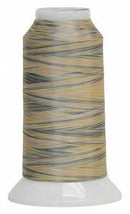 Fantastico 40 wt Variegated Polyester Thread 2,000 yd - Oyster Shell