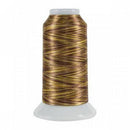 Fantastico 40 wt Variegated Polyester Thread 2,000 yd - English Toffee
