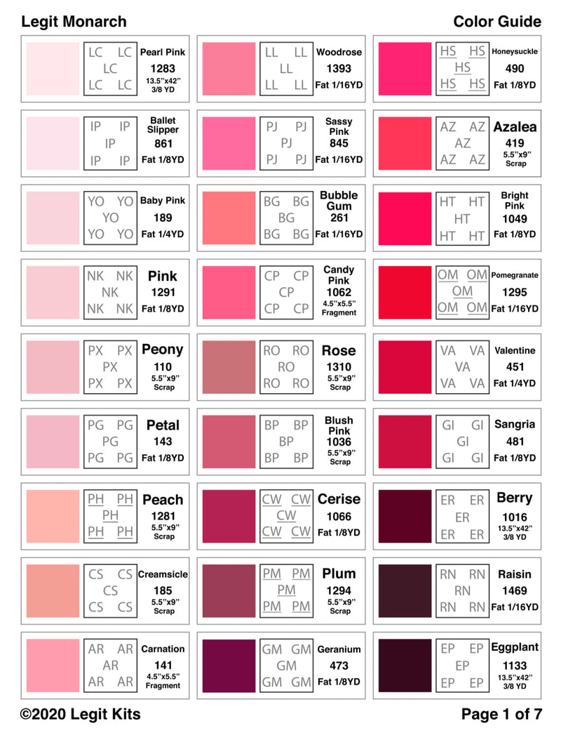 Legit Monarch Pattern