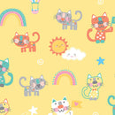 Twinkle Comfort Flannel - The Cat's Meow - Yellow