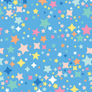 Twinkle Comfort Flannel - Stars - Blue