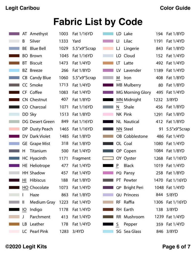 Legit Caribou Pattern