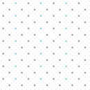 Doodle Baby Flannel - Sweet Dot Flower - Turquoise/White