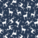 Nordic Cabin - Deer - Navy