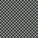 Plaid Wide Back 108in Gray