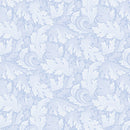 All About Daisies - Twirling Leaves - Light Blue