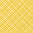 All About Daisies - Tartan Plaid - Lemon
