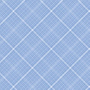 All About Daisies - Tartan Plaid - Sky