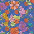 Alluring Peacock - Allure Floral - Blue