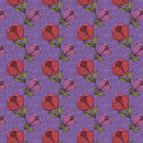 Alluring Peacock - Pebble Floral - Purple