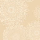 Dancing Doilies Natural Cotton Wideback Fabric Per Yard
