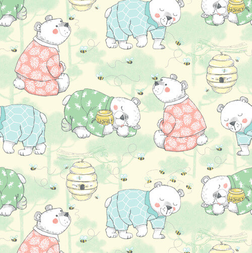 Comfy Flannel - Sleepy Bears