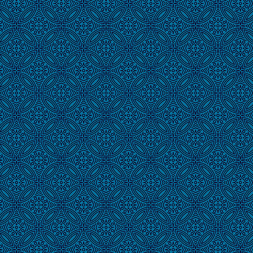 Transparency - Medallion - Blue