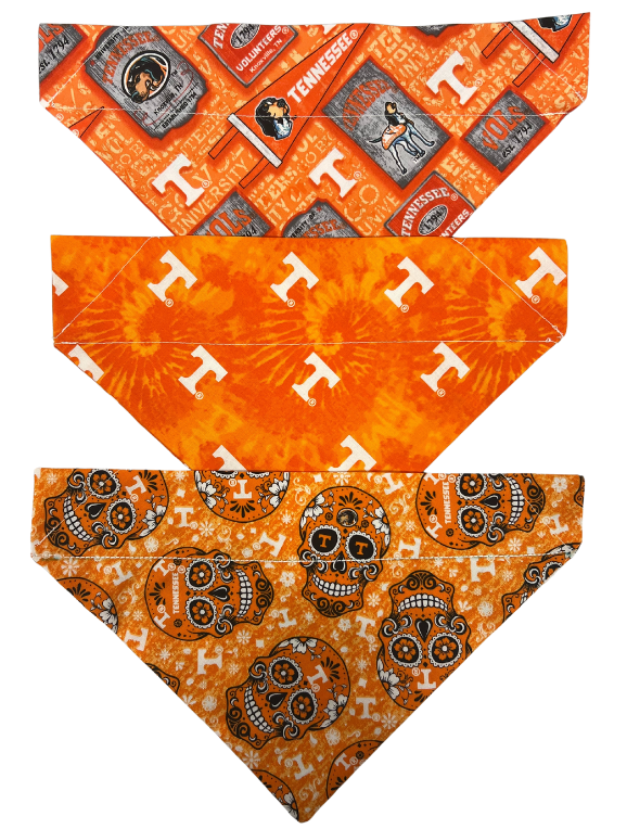 Tennessee Volunteers 3-Pack Dog Bandana Set