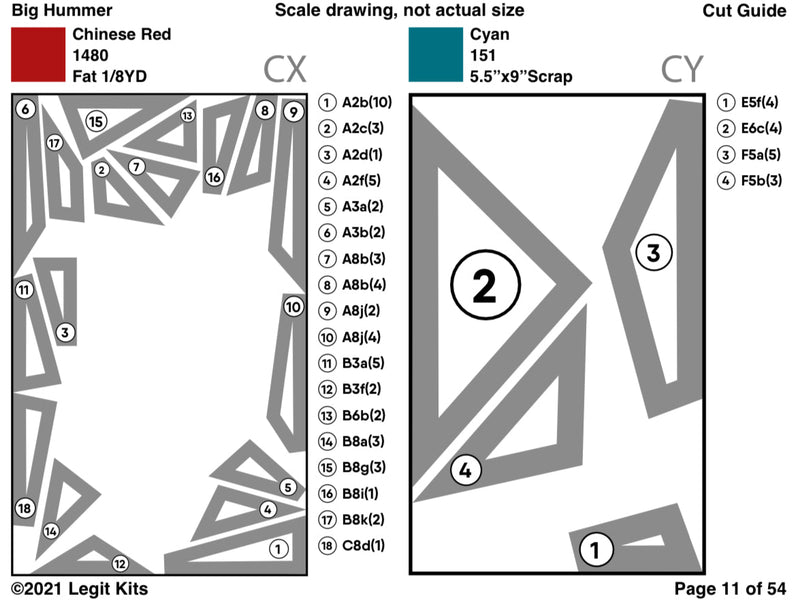Big Hummer Quilt Kit