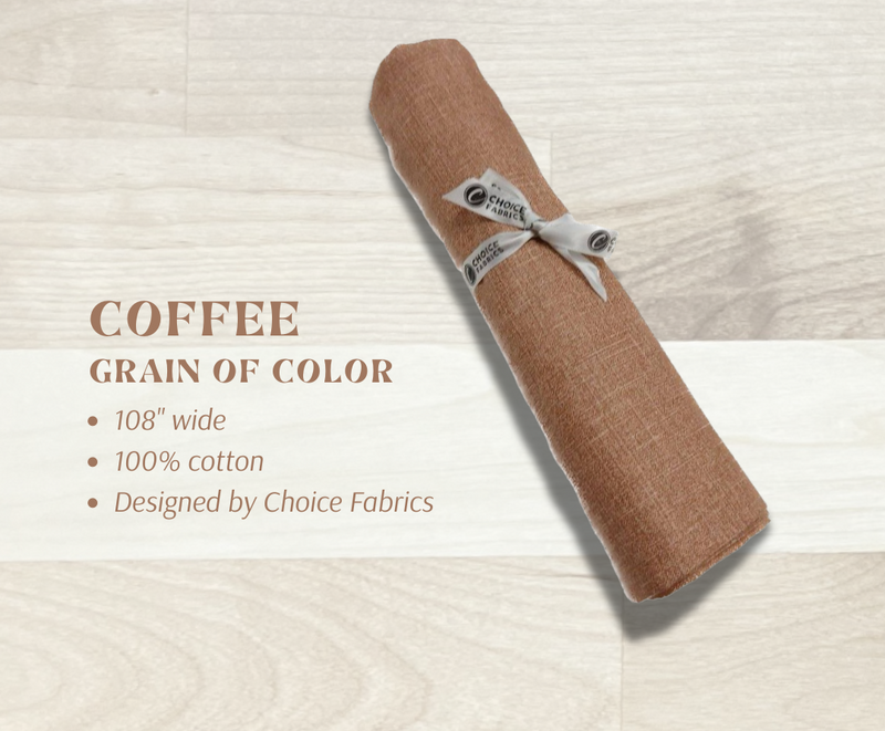 Grain of Color 108" Supreme Backings - Coffee