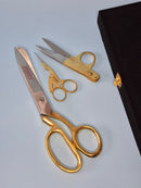 Gold Handle Sewing Scissor Set – Premium 3-Piece Collection