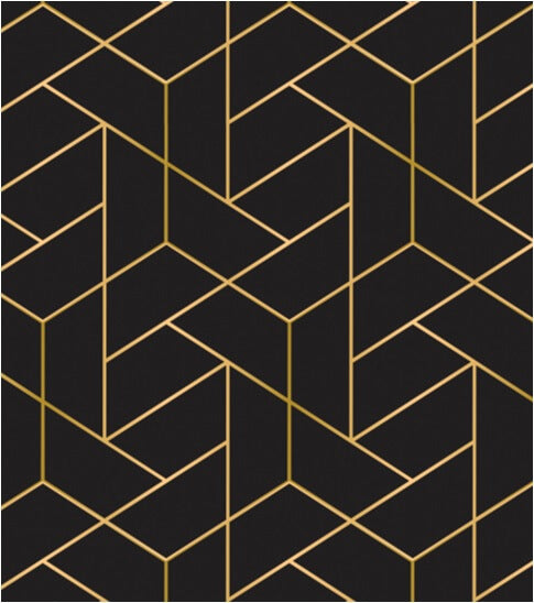 Mixology Luxe - Black Metallic Tiles