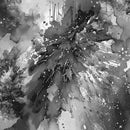Splash Of Colors Black White Cotton Wideback Fabric per yard